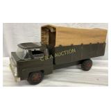 Marx 18 1/2-Inch Army Truck Hauler with Canvas Cov