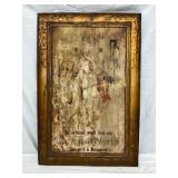 20 1/2×30 Grape-Nuts Metal Self-Framed