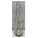 Early 1900s Old Sam Harris Whiskey Glass Decanter