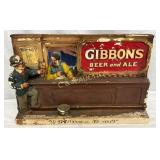 Chalk Adv Display Gibbons Beer