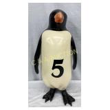21-Inch Tall Painted Penguin Store Display Number