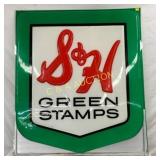 Embossed Lexan S&H Green Stamps Advertising Sign,
