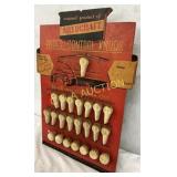 1935-1950 Cardboard wipers Easel Display