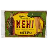 21×13 1/2 Nehi Cardboard Advertisement Sign