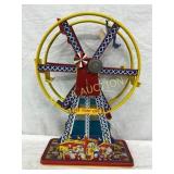 11×16.5 The Ohio Art Co Tin Litho Ferris Wheel Th