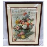 Orig.Framed 1886 D.M. Ferry & Co.