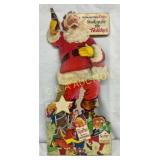 Cardboard Easel-Back Coca-Cola Santa Claus