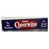 48" x 11" DS "Drink Cheerwine"  Sign