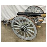 Black Powder Cannon with Wooden Carriage, 62´´ Bar