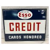 DSP Esso Sign, Credit Cards Honored,