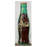 1943 Coca-Cola 6-Foot Bottle Metal Sign