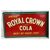 Nice Royal Crown Cola Metal Flange, 18in x 11in