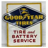 Goodyear Tires Emb. Sign, 30×30 Inches