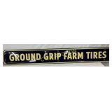 Ground Grip Farm Tires Metal Sign, Self-Framed, 64