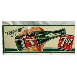 1948 Embossed Metal 7UP Sign
