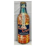 Emb. Sun Crest Die Cut Bottle Thermometer, 5in x 1