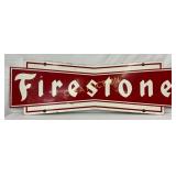 Firestone DS Bow TieSign, Metal, 48in x 16in