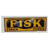 Porc. Fisk Tires and Tubes Sign 72×24
