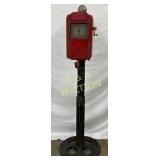 Gilbarco Model No. 87 Air Meter on Cast-Iron Stand