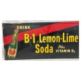 Emb. B-1 Lemon-Lime Soda Sign with Bottle Graphic,