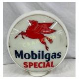 Mobilgas Special Gas Pump Globe with Red Pegasus L