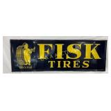 Emb.Fisk Tires Sign with Fisk boy Self-Framed Edge