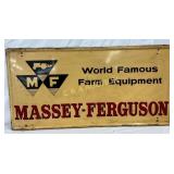1968 Massey Ferguson Dealer Sign, Original Metal,