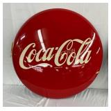 NOS 36-Inch Coca-Cola Button Sign, Dated 1965 sign