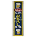 1966 Holsum Bread Self-Framed Tin Sign, 16×60