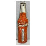 Orange Crush Die Cut Convex Bottle Thermometer 28×