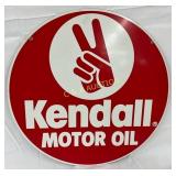 23in. Kendall Motor Oil DS Metal Sign