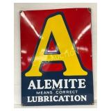 SSP Alemite Lubrication Sign 30×40