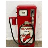 Early Texaco Fire Chief Gas Pump, 16in x 40in