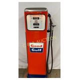 Restored Good Gulf 58 Chrome-Top Gas Pump