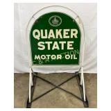 Quaker State Motor Oil Sidewalk Sign, 30 x 46 in.