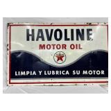 Havoline Motor Oil Metal Sign, 60×30