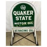 1967 Quaker State Motor Oil Tombstone Sidewalk Sig