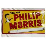 Philip Morris Self-Framed 42×23 Inch Emb