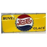 29.5×12.5 Porc. Pepsi-Cola Buvez Glace