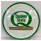 Quaker State Metal Convex Self-Framed Button Sign,