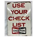 Aviation Champion Spark Plugs SS Metal, 18 x 26 In