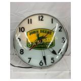 John Deere Pam Clock, Contemporary 15in.