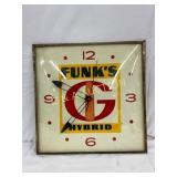 Pam Clock Corp. Electric Clock with Funk's Hybrid