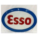 Esso Emb. Plastic Motor Oil Sign
