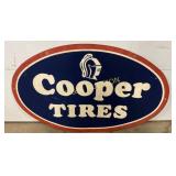 Cooper Tires Metal Sign, 48×30in.