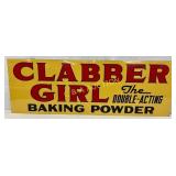 DS Clabber Girl Baking Powder' Sign 34×12