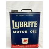 2g. Lubrite Motor Oil Can by Socony-Vacuum Oil Com