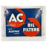 AC Oil Filters Metal Sign, 15 x 12 in.