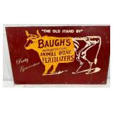 Baugh's Animal Bone Fertilizers', Metal Sign, 30
