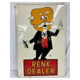 Presco Renk Dealer Self-Framed Metal Sign, 18 x 27